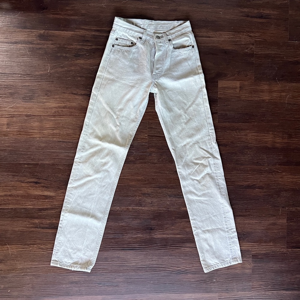 Levi 501 vintage denim jeans, womens size 27 x 34
